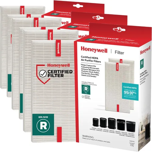 Miniatura 11 de Filtro purificador de aire HEPA Honeywell R, paquete de 3 para series HPA 100/200/300, 3000 y 5000 - Filtro de aire de repuesto para alérgenos