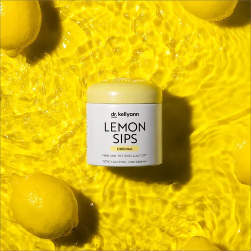 Miniatura 6 de Dr. Kellyann Lemon Sips, Mezcla para bebida cítrica (21 porciones) Rehidrata, Desintoxica, Revitaliza, Sin azúcar, Sin grasa, Sin OMG, Hidrata