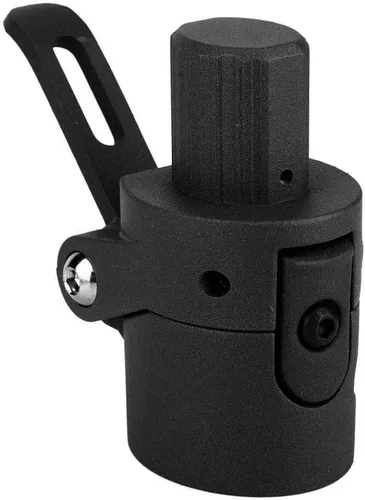 Miniatura 6 de Conector de mango plegable, base de poste plegable, reemplazo de base de poste de scooter eléctrico, para scooter eléctrico Xiaomi M365 (negro)