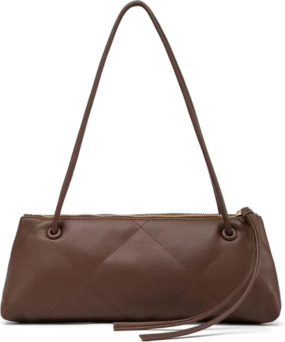 Miniatura 16 de NEWBELLA Bolso de mano de piel sintética para mujer, bolso de hombro convertible con asa superior para trabajo de noche
