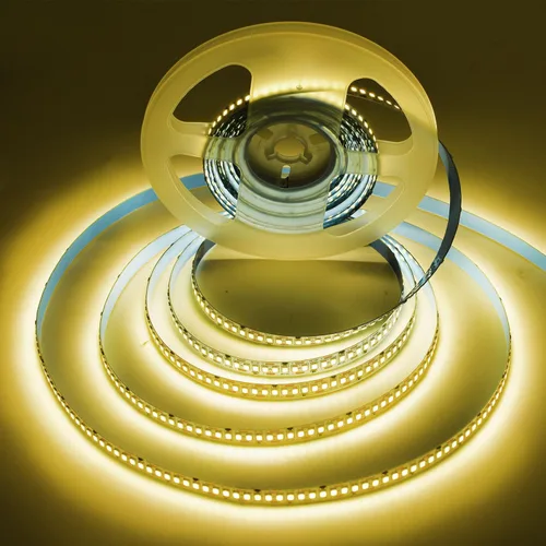 Miniatura 21 de SUYOOULIN Tira de luces LED, AC110V/120V 16.4ft/5m 15000LM SMD 2835 600 LEDs Tiras de luz impermeable IP44 Cinta LED. 2 veces brillo que las tiras