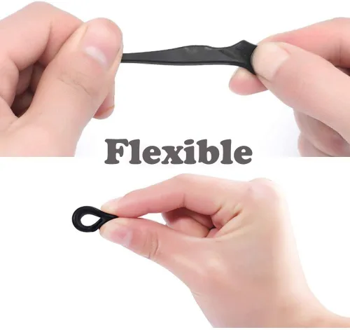 Miniatura 5 de Agarre para las orejas, gancho de silicona para las orejas, 10 pares de soporte antideslizante suave y cómodo, retenedores de gafas para lentes