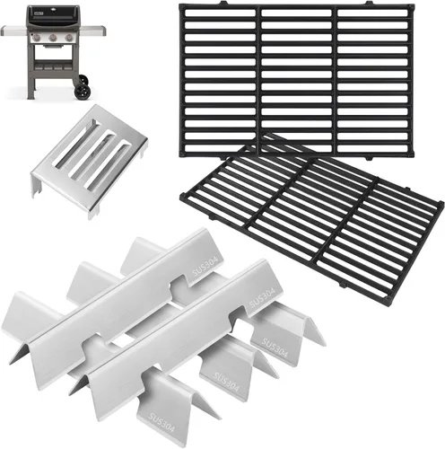Miniatura 17 de Piezas de parrilla para Weber Spirit 2, piezas de parrilla GS4 Spirit II & I E310 E320 S310 S320, reemplazo para barras saborizantes Weber Spirit