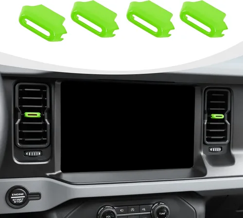 Miniatura 16 de RAZPOY para Bronco - Ajuste de salida de aire acondicionado 4 piezas, cubierta de ventilación de salida de aire central compatible con accesorios