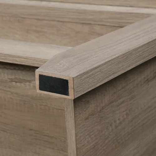 Miniatura 8 de Yaheetech Mesa auxiliar moderna con parte superior elevable con compartimento de almacenamiento oculto y 2 estantes abiertos, mesa de centro