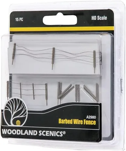 Miniatura 5 de Woodland Scenics A2980 HO Cerca de alambre de púas