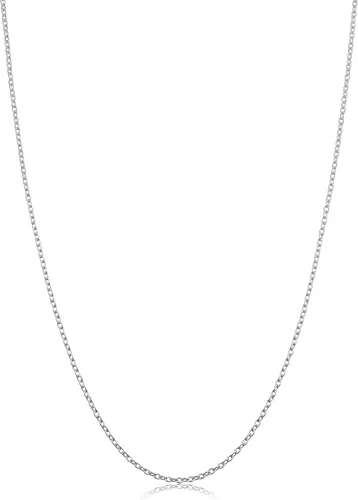 Kooljewelry Collar de plata de ley u oro amarillo sobre plata de ley para mujer (0.047 in, 0.063 in o 0.083 in)