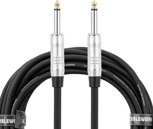 Cableworks Por Gator Cases Backline Series Cable de altavoz TS estándar de 10 pies (GCWB-SPK-10)