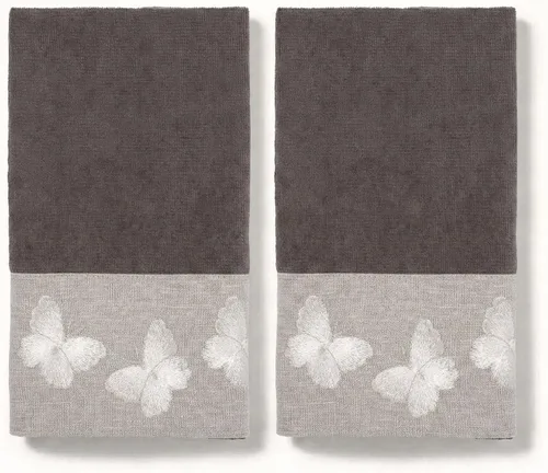 Miniatura 10 de Avanti Linens - Juego de toallas de 3 piezas, algodón suave y absorbente, decoración del hogar costero (colección ByThe Sea, Mineral)