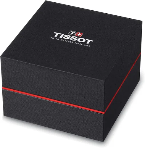 Miniatura 9 de Tissot T0854071105100 T Classic Powermatic Reloj de plata automático suizo con pantalla analógica para hombre, PlataNegro, Reloj automático