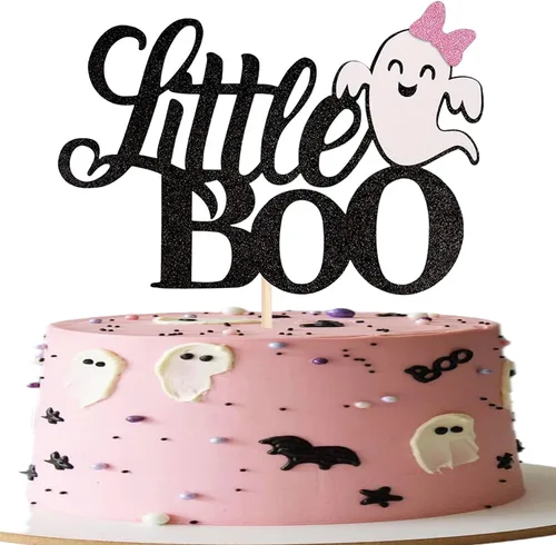 Miniatura 15 de 1 paquete de decoración de pastel de Halloween con purpurina para Halloween, fantasma, calabaza, pastel para casa encantada, bruja, calabaza, 7