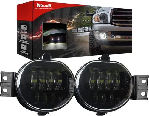 Miniatura 10 de Luces antiniebla LED súper brillantes de doble color mejoradas para Dodge Ram 1500 2002-2008 2003-2009 Ram 2500 3500 2004-2006 Durango Camioneta Luz