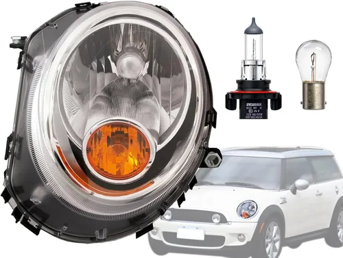 Miniatura 10 de APA - Lámpara de repuesto para faros delanteros con bisel gris para Dakota 1991 1992 1993 1994 1995 1996 con paquete AERO Driver lado izquierdo
