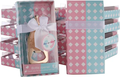 Miniatura 8 de 24 abrebotellas, recuerdo de baby shower para invitados, niños o niñas, revelación de género, recuerdos de fiesta, decoración de baby shower, Azul