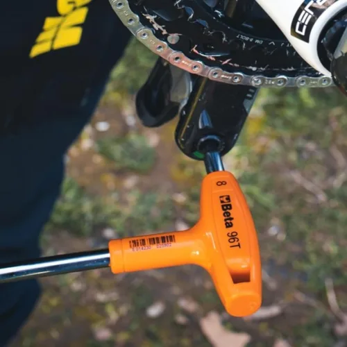 Miniatura 3 de Beta 96T Llave hexagonal con mango en T métrica de 3.5mm Llave Allen ergonómica de alto torque con puntas hexagonales duales Orificio