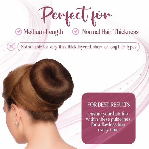 Miniatura 3 de Andlane - Máquina para hacer moños de cabello con torsión francesa para mujer (1 marrón, 1 marrón oscuro)
