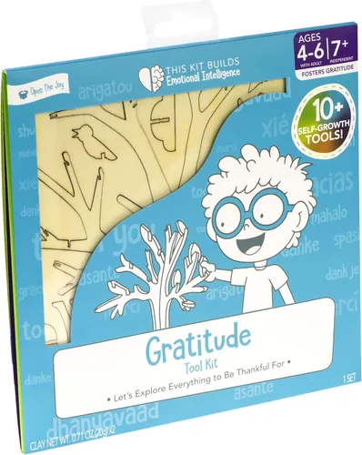 Open The Joy Árbol de gratitud: un viaje lúdico para cultivar el agradecimiento y la resiliencia en los niños: ¡Participan, aprendan y crecen