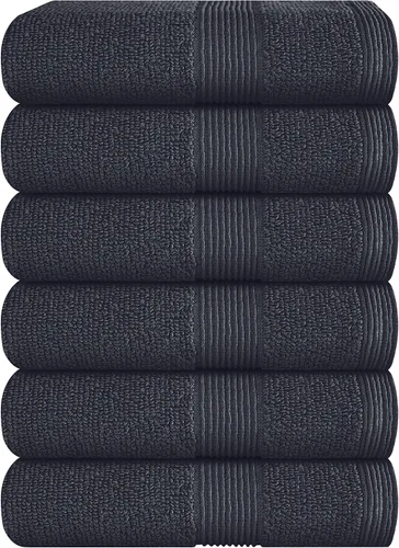 Miniatura 57 de Belizzi Home Toallas de Baño Extragrandes Premium de Algodón Paquete de 2, 35x70 - 100% Algodón Puro - Ideal para Uso Diario - Ultra Suave y Morado