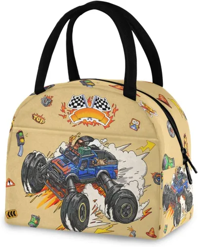 Miniatura 23 de Bolsa de almuerzo Axolotl para mujeres, hombres y niños, lonchera aislada reutilizable para oficina, trabajo, escuela, picnic, caminata Reusable