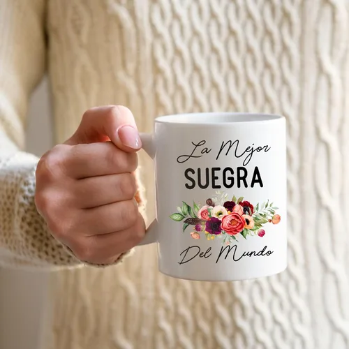 Miniatura 3 de Taza La Mejor Suegra Del Mundo, regalo para suegra, la mejor suegra del mundo, regalo de cumpleaños, día de la madre española, regalos para mamá