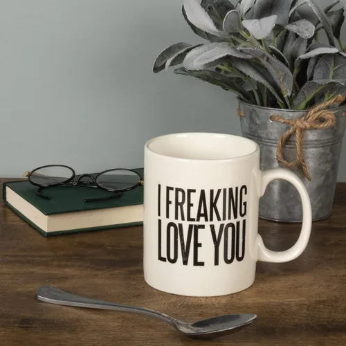 Miniatura 4 de Primitives by Kathy Taza de café, I Freaking Love You
