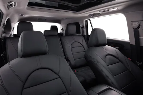 Miniatura 6 de Coverdream Fundas de Asiento Personalizadas para Honda Pilot EX-L, Edición Especial, Touring, Sport 2016 2017 2018 2019 2020 2021 2022-Segunda Fila