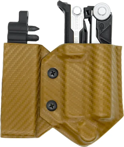 Miniatura 7 de Clip & Carry Kydex Funda multiherramienta para Gerber Center-Drive con soporte de sidecar opcional ~ Fabricado en Estados Unidos