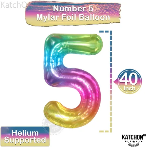 Miniatura 200 de KatchOn, Globo grande azul número 2 de 40 pulgadas Decoraciones de cumpleaños de Baby Shark para niño de 2 años Globo azul número 2 Globo