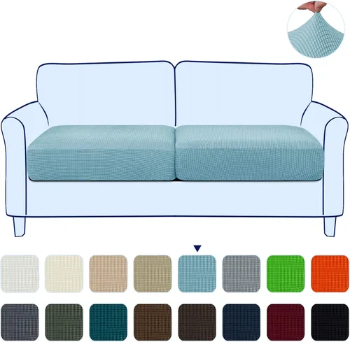 Miniatura 70 de SUBRTEX Funda Deslizable para Sofá RV de Múltiples Asientos Fundas Protectoras Loveseat Elástica Duradera Sofá Spandex Elástico Protector de Muebles