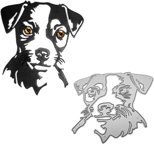 Miniatura 5 de Troqueles de corte de animales, troqueles para perros, plantillas de grabado en relieve para bricolaje álbumes de recortes, tarjetas de regalo