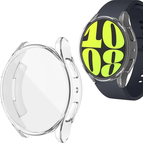 Miniatura 22 de Funda para Samsung Galaxy Watch 7 de 1.575 pulgadas, protector de pantalla flexible y suave de TPU para accesorios Galaxy Watch 7