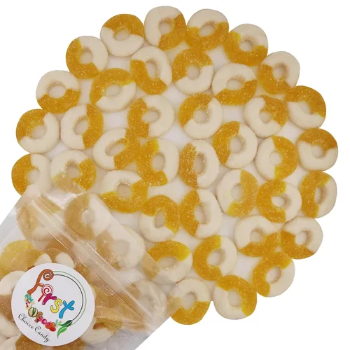 Miniatura 9 de FirstChoiceCandy Anillos de goma (mini fresa agria, 2 libras (paquete de 1))
