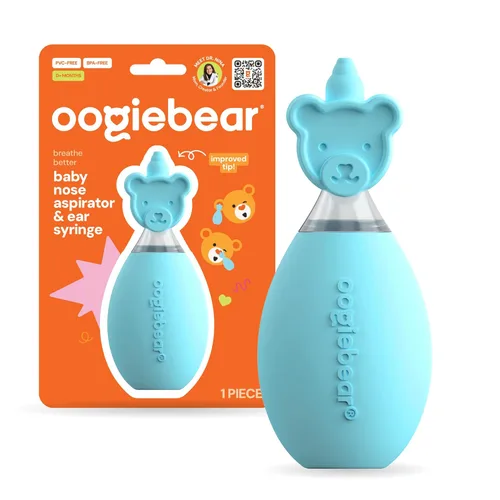 oogiebear: Aspirador Nasal para Bebés - Removedor Seguro de Mocos y Cerumen para Recién Nacidos, Bebés, Niños Pequeños - Mejor que Jeringa, Succión