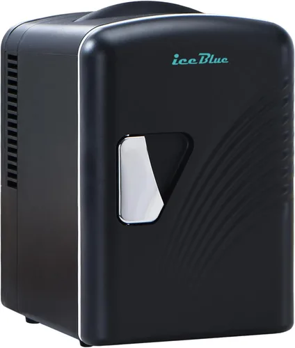 Miniatura 8 de Iceblue Mini nevera retro de 4 litros/6 latas, mini refrigerador para el cuidado de la piel, enchufe de CA y cargador de coche de 12 V, mini Blanco