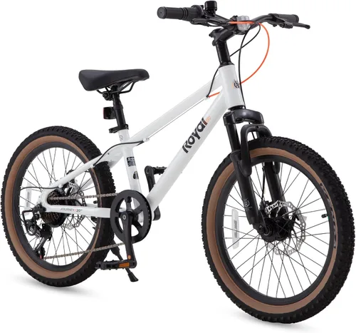 Miniatura 20 de RoyalBaby Bicicleta de montaña para niños y niñas, bicicleta ultraligera de aluminio con ruedas de 20 a 26 pulgadas para niños de 6 a 14 años
