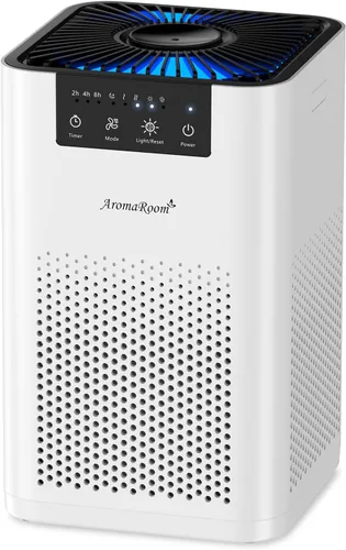 Miniatura 10 de AromaRoom - Purificadores de aire para habitaciones grandes de hasta 2100 pies cuadrados, purificador de aire HEPA 14 con sensor inteligente PM 2.5