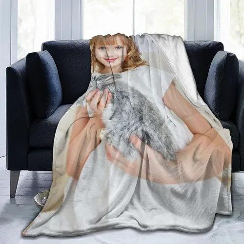 Miniatura 6 de Mantas de franela personalizadas, collage de imágenes, mantas de ropa de cama personalizadas para familia, día de la madre, regalo de cumpleaños
