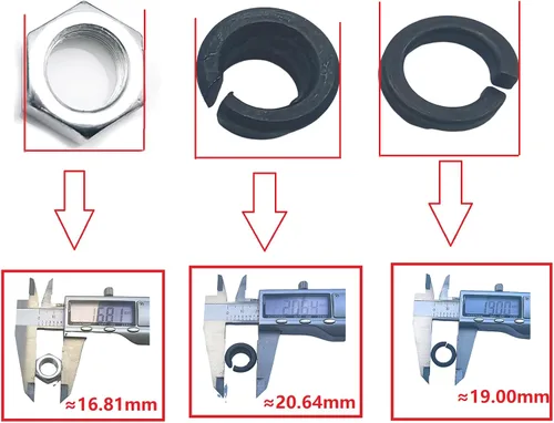 Miniatura 8 de Juego de arandelas de cono de nudillos para Toyota Land Cruiser FJ40 FJ60 FJ80 Pickup