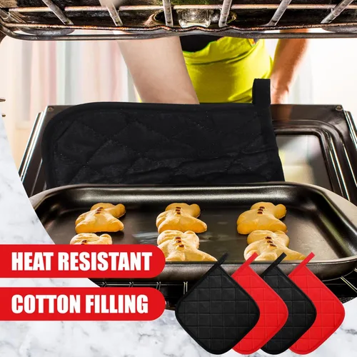 Miniatura 6 de Uiifan 30 soportes para ollas de algodón para cocina, lavables, resistentes al calor, almohadillas calientes para cocinar y hornear, 7.87 x 7.87 x