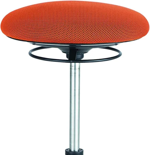 Miniatura 3 de Safco Twixt - Silla de asiento con movimiento activo, soporte ergonómico, altura ajustable, malla negra