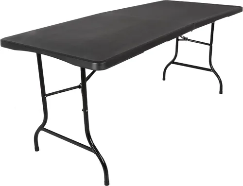 Miniatura 11 de Lavish Home Mesas plegables portátiles – Escritorio plegable portátil ligero – Mesa de plástico de 6 pies de largo para camping, jugar a las cartas