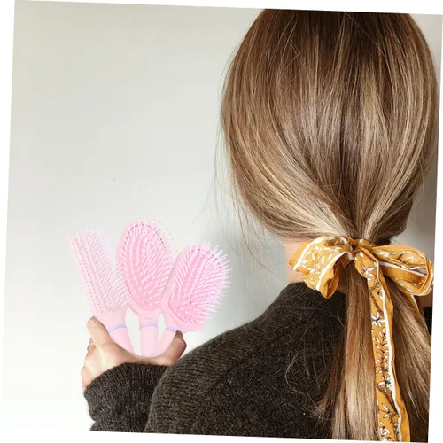 Miniatura 9 de LALAFINA Peine para el cuero cabelludo, 3 tamaños, cepillo para el cabello, peine de masaje para peluquería, uso doméstico