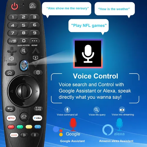Miniatura 5 de Reemplazo para LG TV Remote Control remoto mágico AKB75855501 Compatible con muchos LG OLED QNED NanoCell Webos Smart TV Modelos AN-MR20GA MR19BA