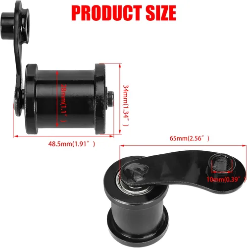 Miniatura 9 de GREHUA Tensor de Cadena para Mini Bicicleta & Cadena 420 de 42 Eslabones Compatible con Coleman CT200U CT200U-EX BT200X Hensim Baja Heat Warrior