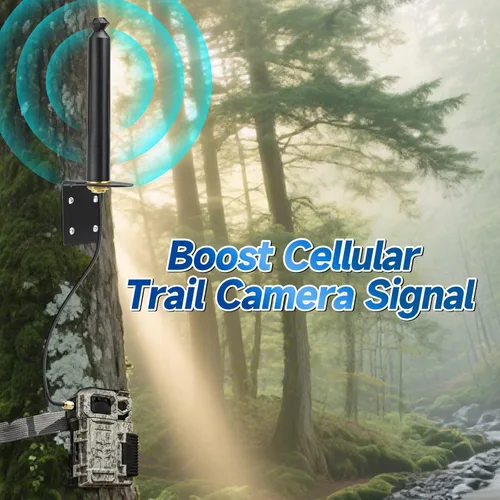 Miniatura 3 de Superbat Antena para exteriores de alta ganancia 4G LTE de 10dBi, impermeable, montaje en pared, antena celular omnidireccional con cable SMA de 10