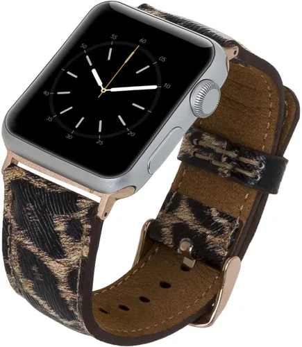 Miniatura 28 de Tuscany - Correa de reloj de cuero prémium para Apple Watch Series 11, 10, 1.654 in, Series 9, 8, 7, 6, 5, 4, 3 y SE 3/2/1 de 1.614 pulgadas, 1.575