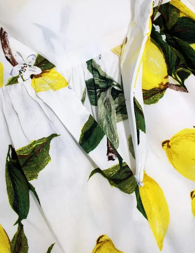 Miniatura 297 de Vestido de verano para niña, de algodón, con diseño floral
