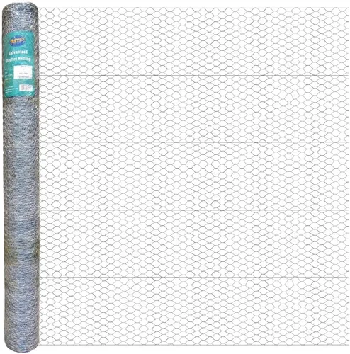Miniatura 9 de MTB 20GA - Alambre hexagonal galvanizado para aves de corral, 12 pulgadas x 150 pies x 1 pulgada