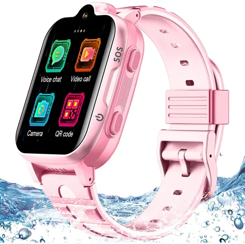 Miniatura 9 de MJVV 4G Reloj inteligente GPS para niños con función de llamada, Whatsapp, Line, Facebook, TikTok, rastreador, teléfono, reloj con videollamada