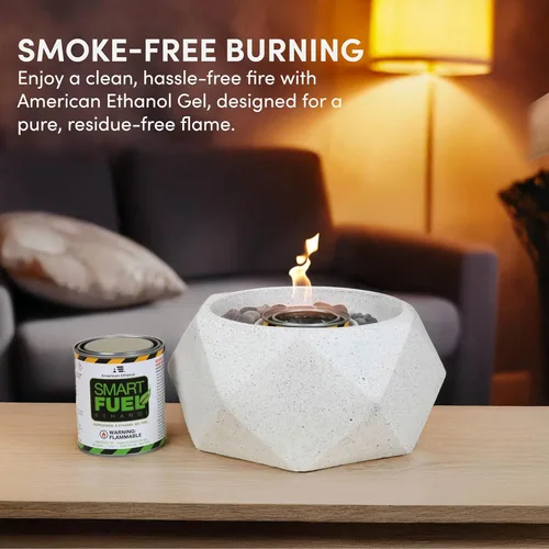 Miniatura 4 de Smart Fuel - Latas de combustible de gel de bioetanol – Combustible de chimenea de bioetanol de combustión limpia para fogatas